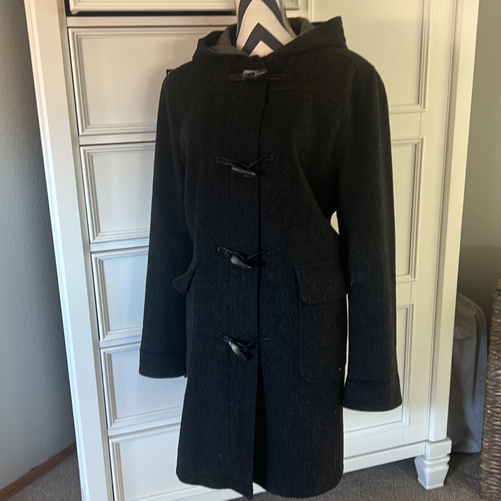 TALBOTS WOOL PEA COAT SIZE 8